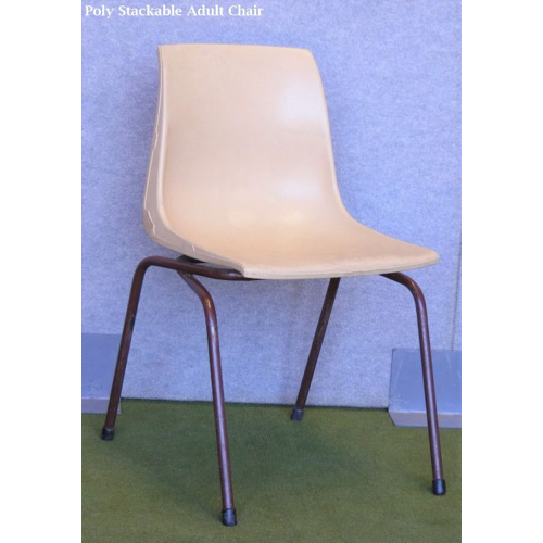 Poly stackable adult chair